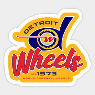 Detroit Wheels Sticker